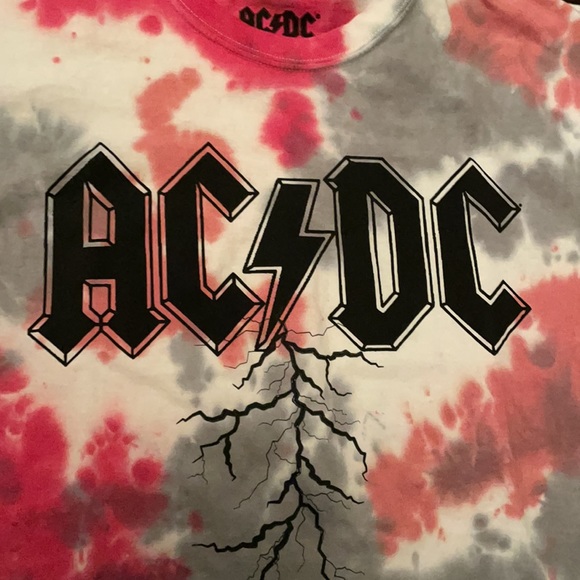 Urban Outfitters | Tops | Ac Dc Tie Dye Graphic Tee | Poshmark